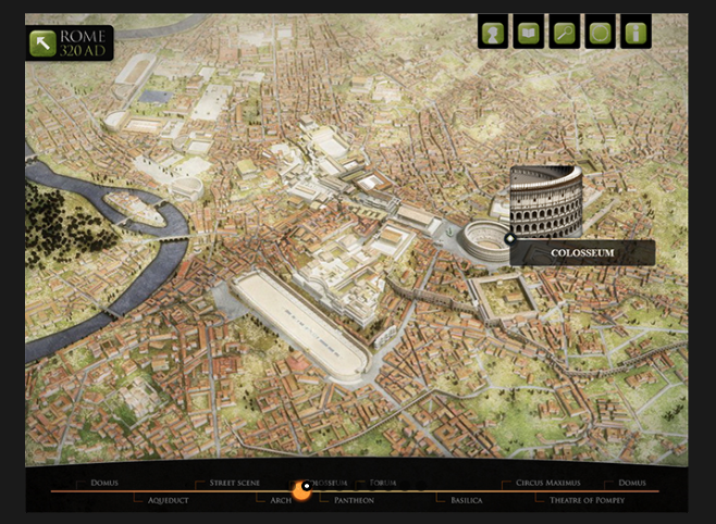 3D model of the ancient city of Rome