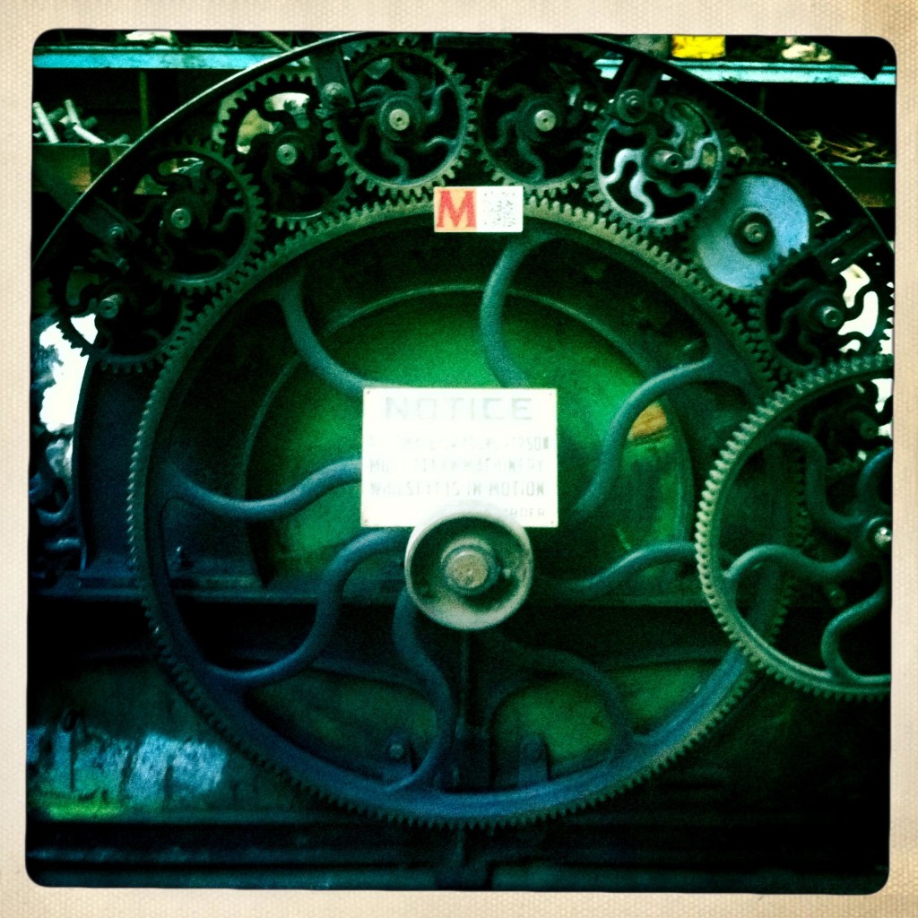 Gears at the Cromford Mill