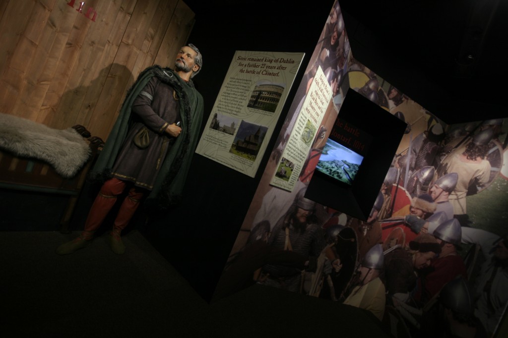 High King Brian Boru and our character vignette in Dublinia's new exhibition, The Battle for Dublin